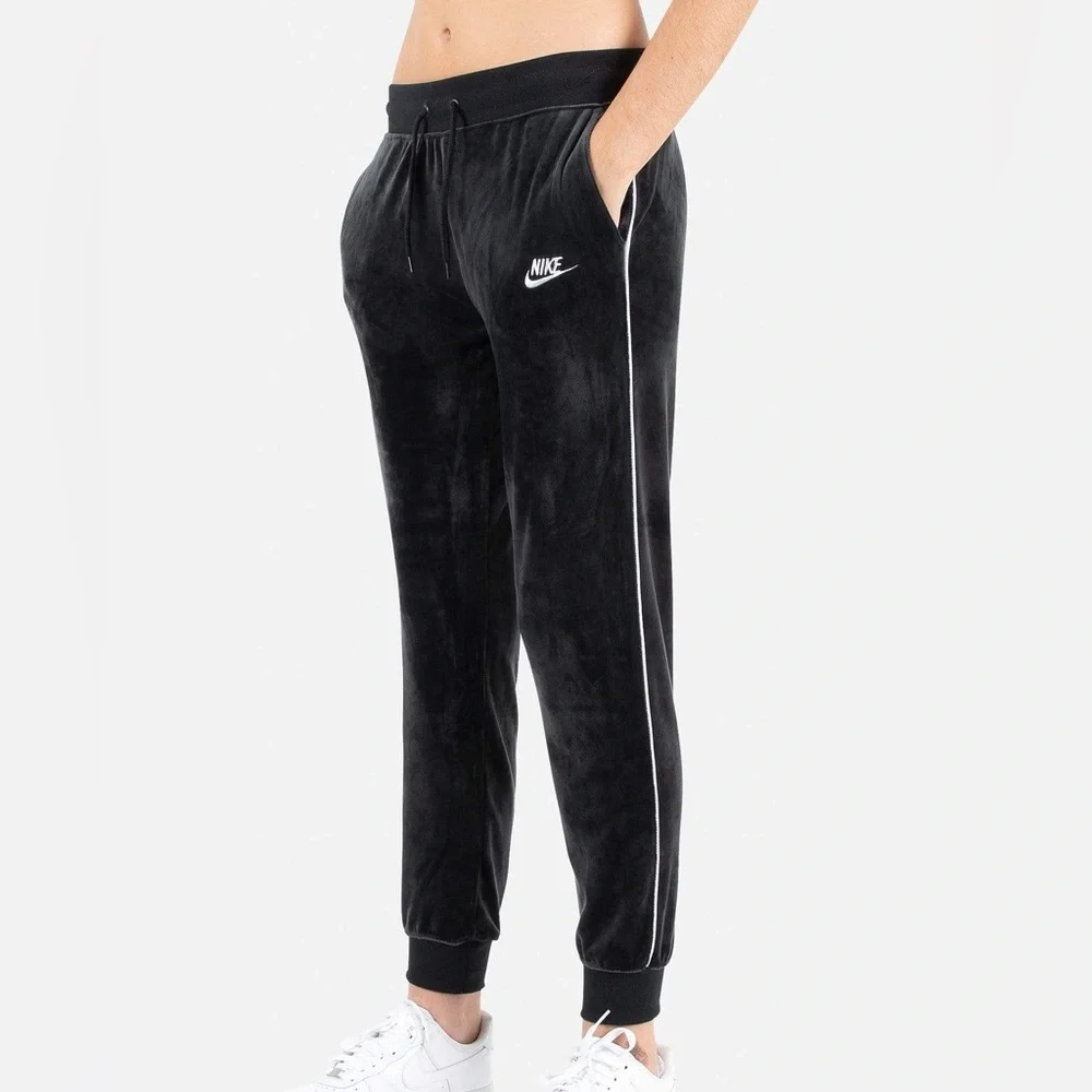 WOMENS NIKE NSW VELOUR HERITAGE PANTS
